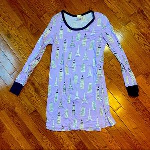 Long sleeve nite nite munki munki nightgown